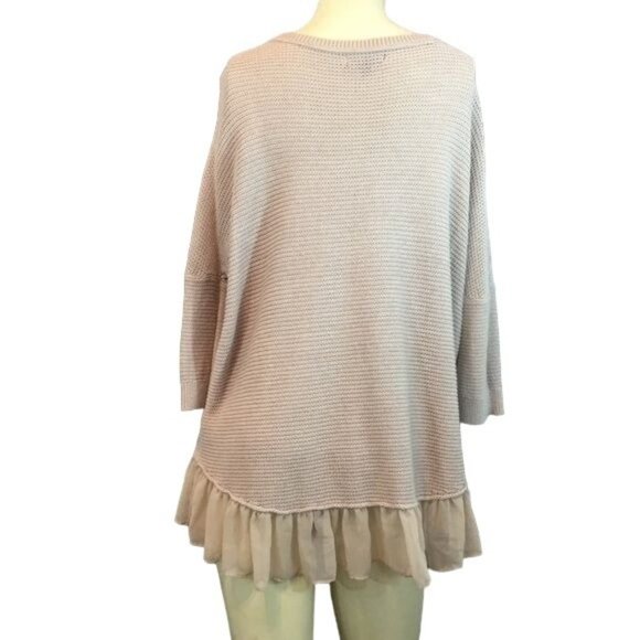 AEO High Low 3/4 Sleeved Sweater M - Picture 2 of 5